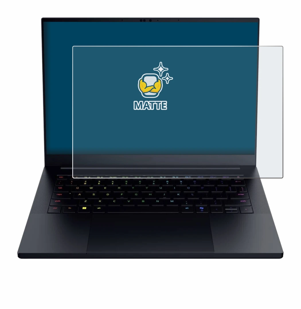 Imagen del dispositivo Razer Blade 14 2025 con una amplia variedad de protectores de pantalla.