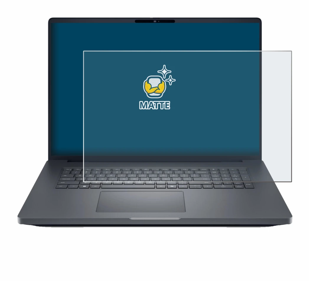 Imagen del dispositivo Dell Pro Max 18 con una amplia variedad de protectores de pantalla.