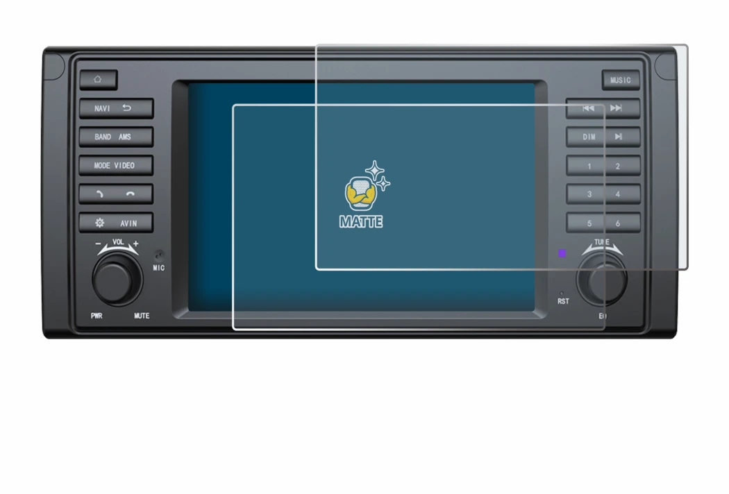 Imagen del dispositivo Eonon E39A12S con una amplia variedad de protectores de pantalla.