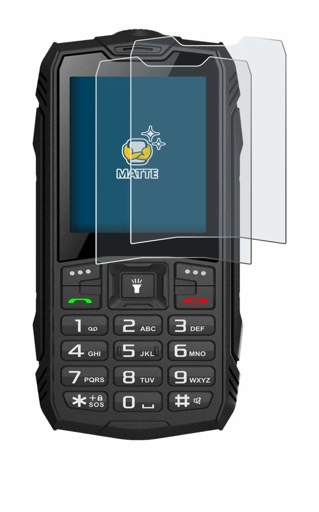 Imagen del dispositivo Hammer Rock con una amplia variedad de protectores de pantalla.