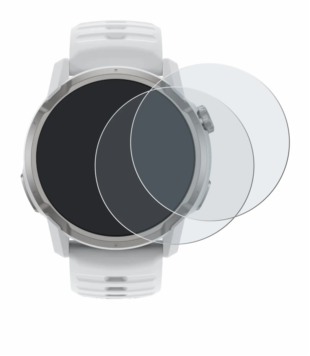 Imagen del dispositivo Coros Apex 4 (46 mm) con una amplia variedad de protectores de pantalla.