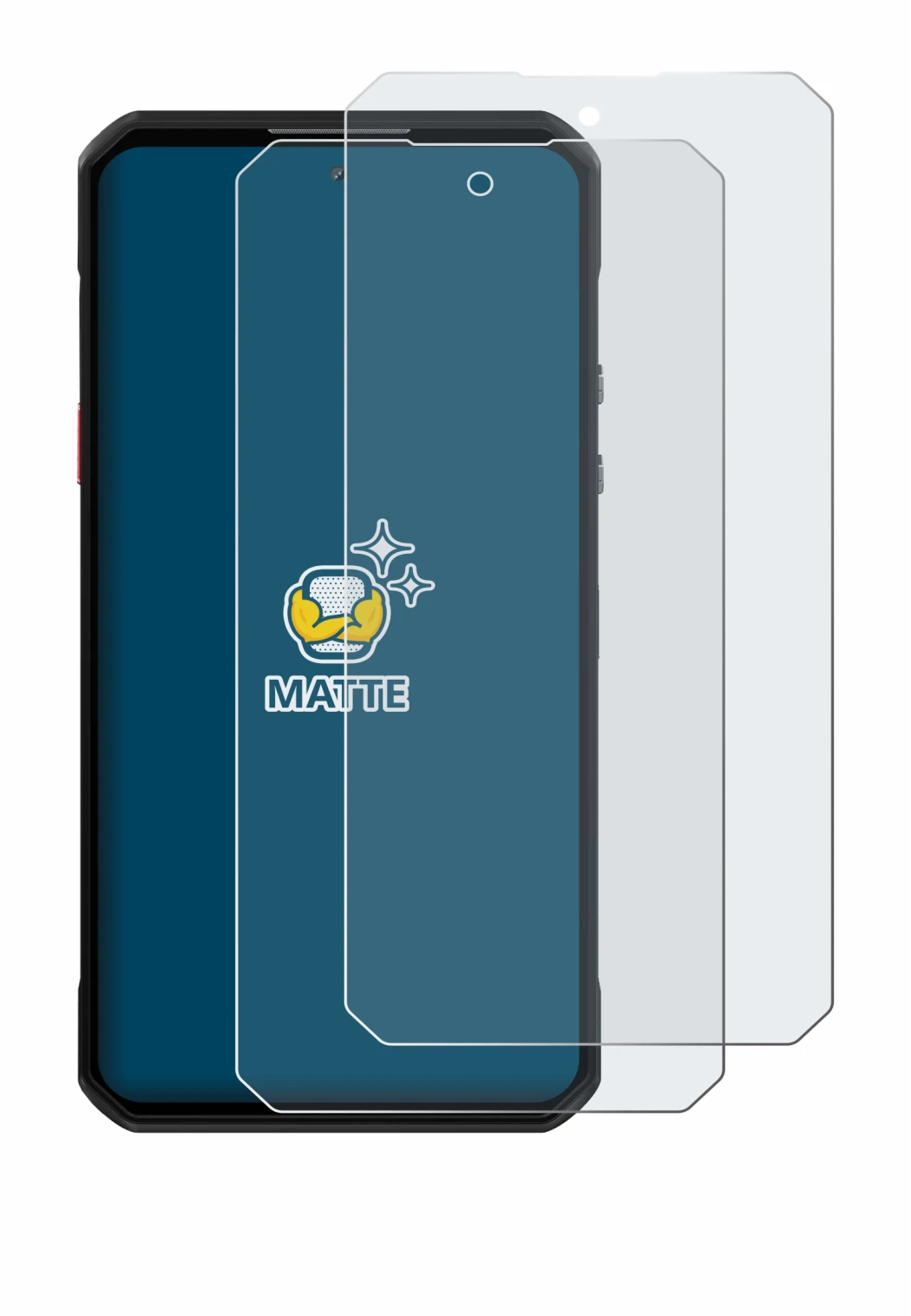 Imagen del dispositivo Oukitel WP60 con una amplia variedad de protectores de pantalla.