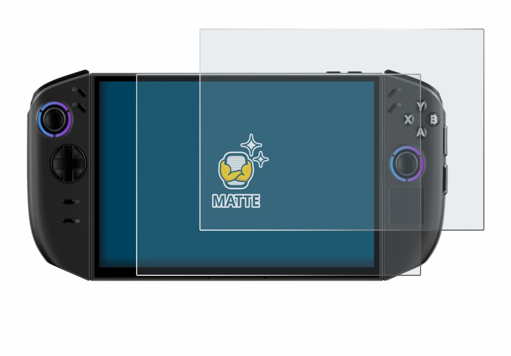 Imagen del dispositivo Lenovo Legion Go Gen 2 con una amplia variedad de protectores de pantalla.