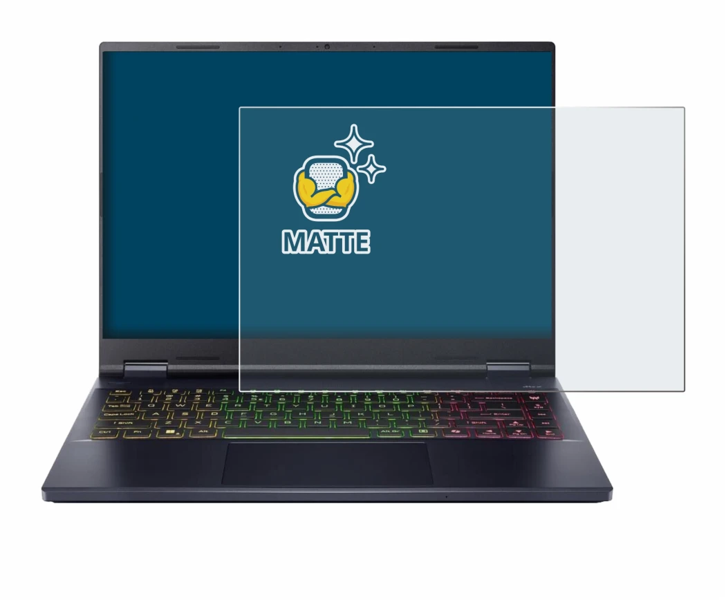 Imagen del dispositivo Acer Predator Helios Neo 14 AI con una amplia variedad de protectores de pantalla.