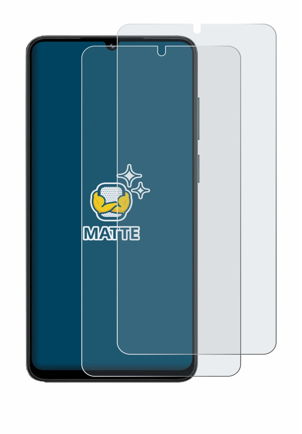 Imagen del dispositivo Honor X5c con una amplia variedad de protectores de pantalla.