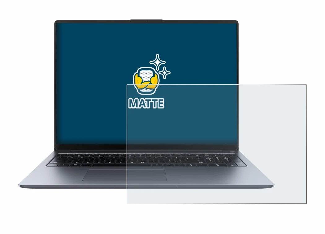 Imagen del dispositivo Huawei MateBook D 16 2024 con una amplia variedad de protectores de pantalla.