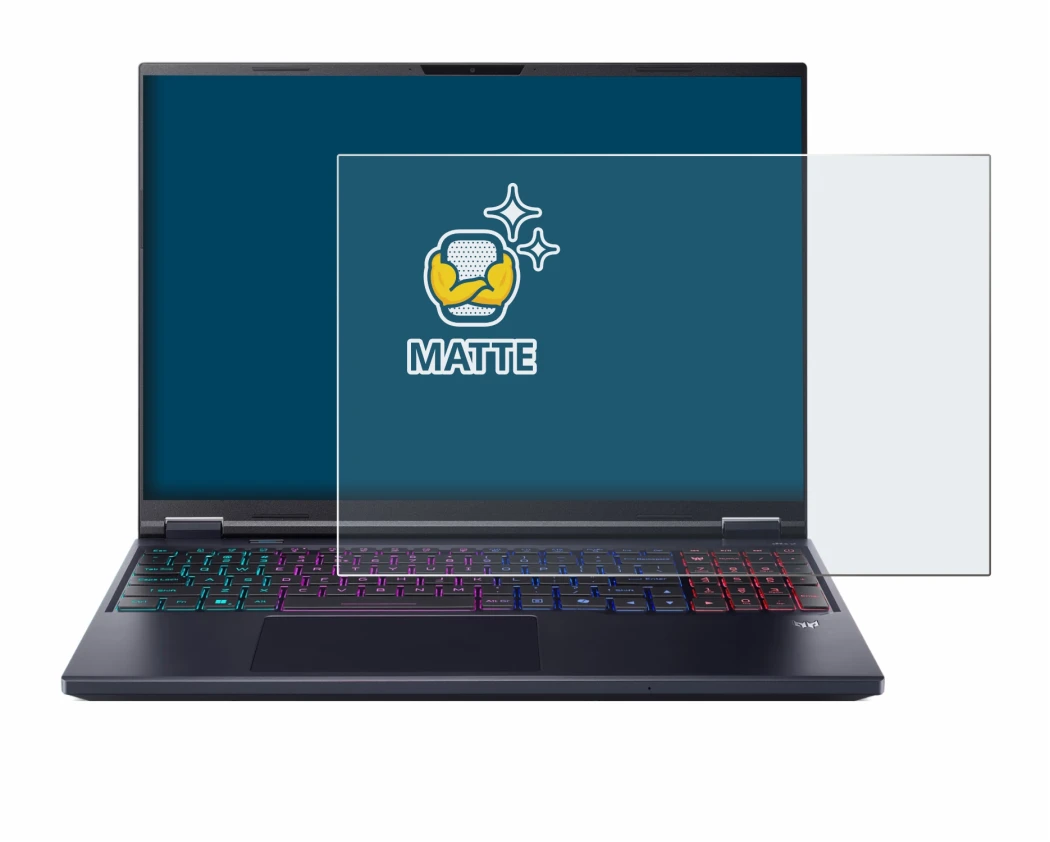 Imagen del dispositivo Acer Predator Helios Neo 16 AI con una amplia variedad de protectores de pantalla.