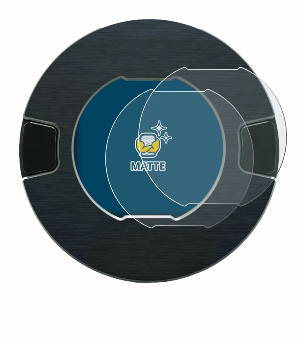 Imagen del dispositivo OOONO P-DISC NO1 con una amplia variedad de protectores de pantalla.