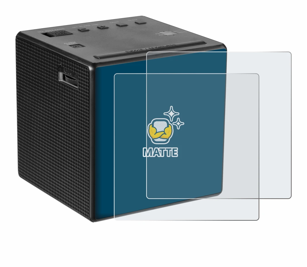 Imagen del dispositivo Sony ICF-C1 con una amplia variedad de protectores de pantalla.