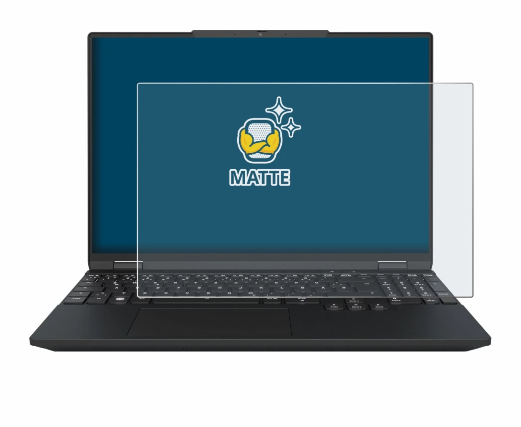 Imagen del dispositivo Tuxedo InfinityBook Max 15 Gen 10 con una amplia variedad de protectores de pantalla.