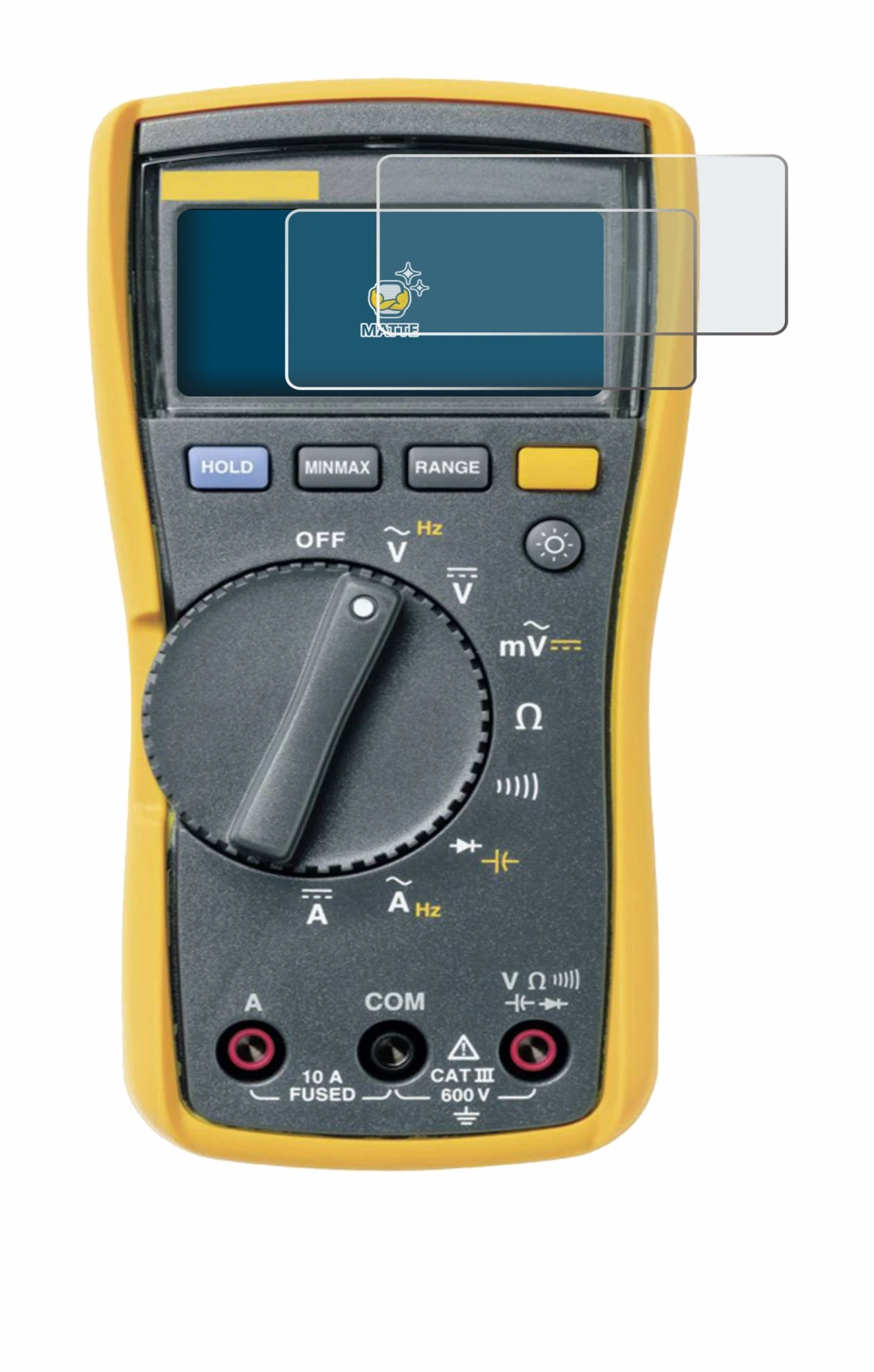 Imagen del dispositivo Fluke MultiMeter 115 con una amplia variedad de protectores de pantalla.