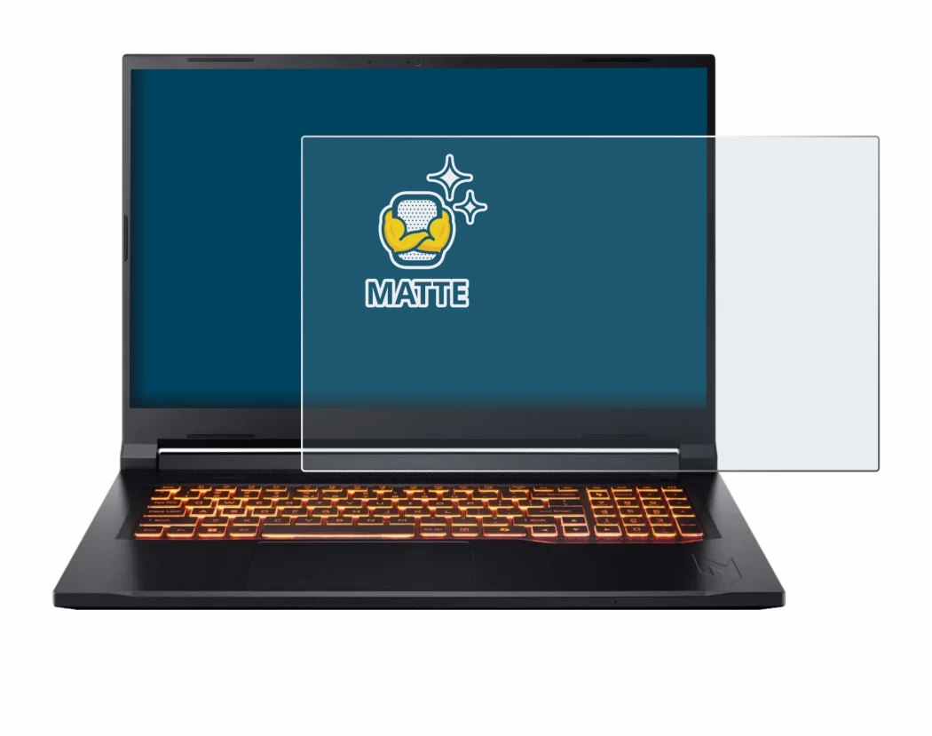 Imagen del dispositivo Acer Nitro V 17 AI con una amplia variedad de protectores de pantalla.