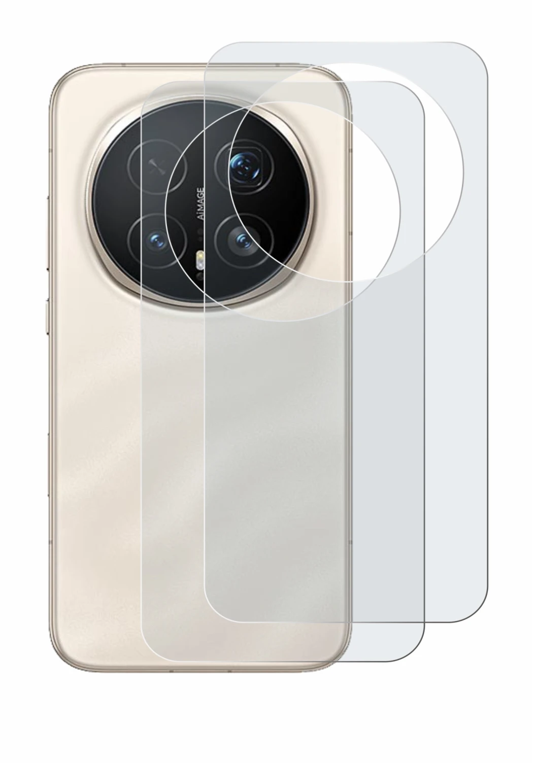 Imagen del dispositivo Honor Magic 8 Pro (Trasero) con una amplia variedad de protectores de pantalla.