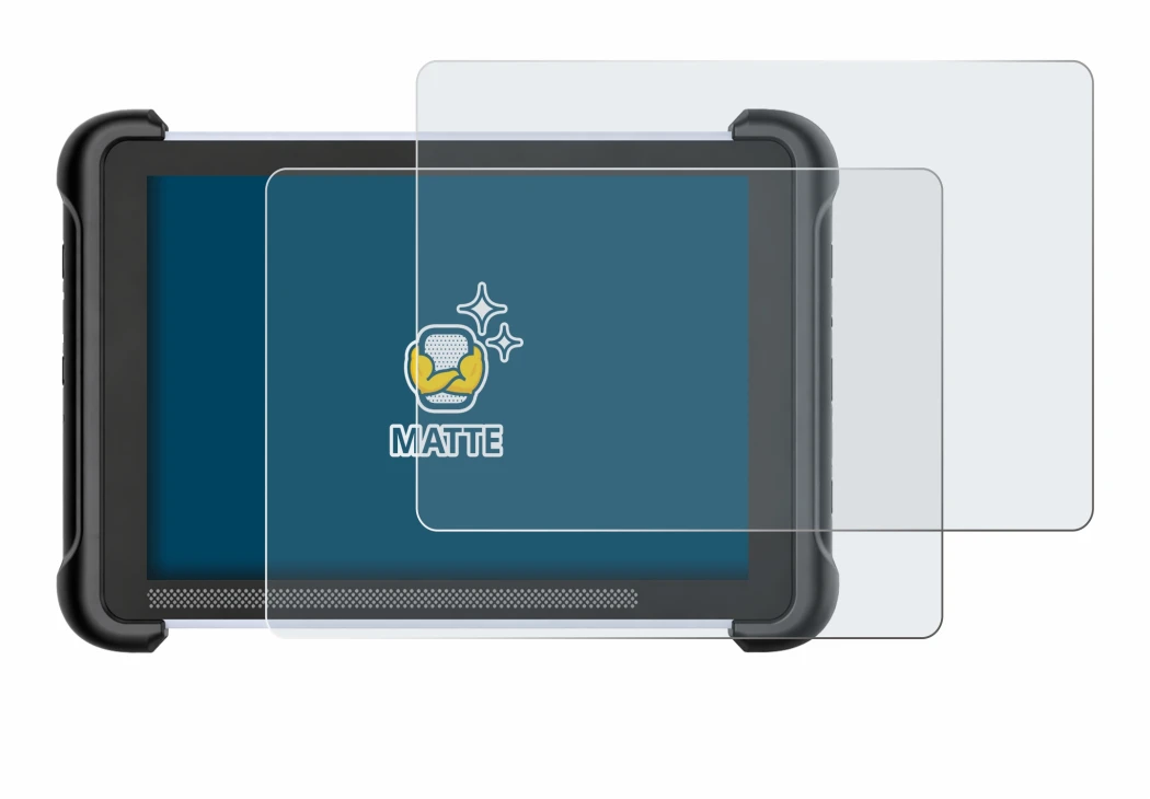 Imagen del dispositivo MUCAR 892BT con una amplia variedad de protectores de pantalla.
