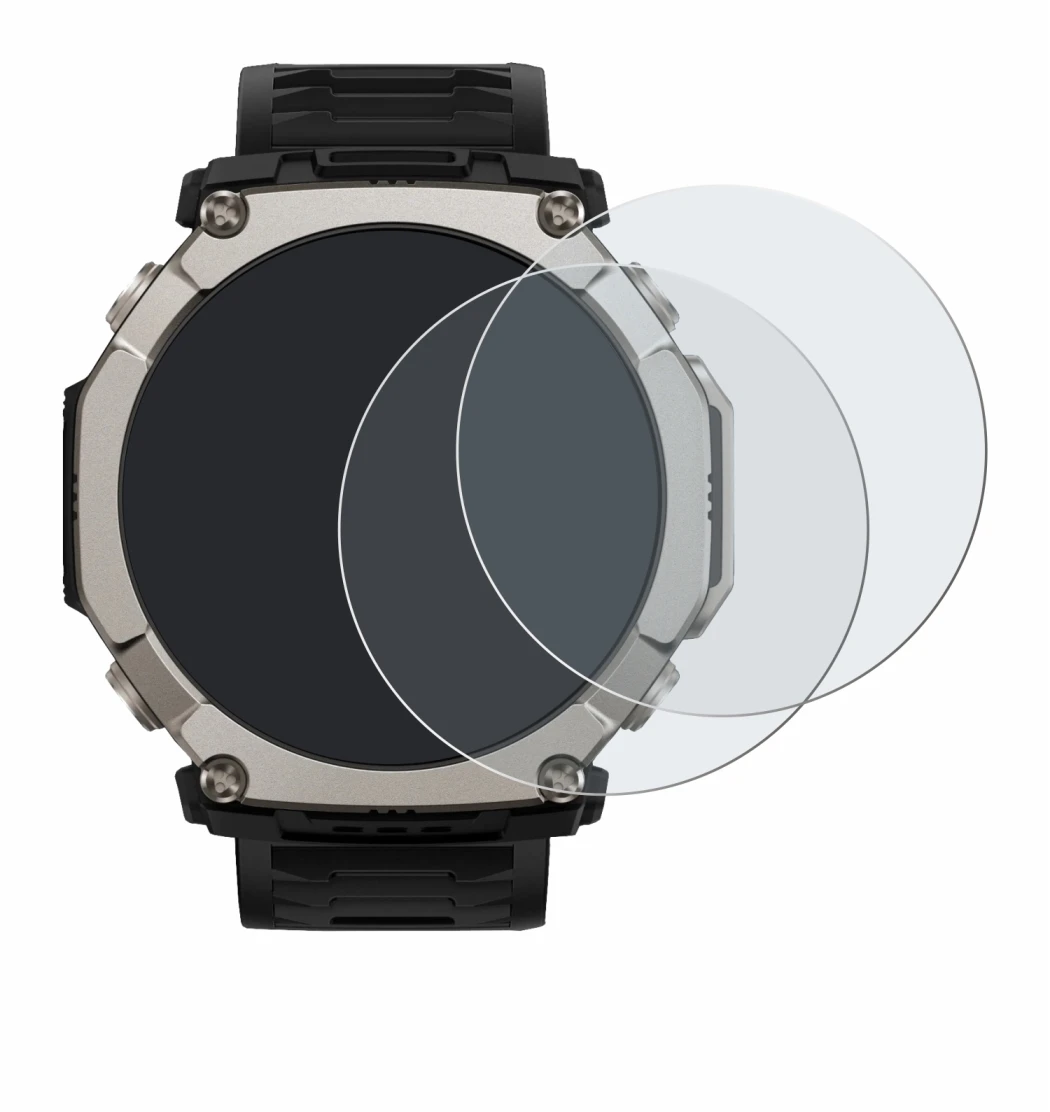 Imagen del dispositivo Huami Amazfit T-Rex Ultra 2 con una amplia variedad de protectores de pantalla.