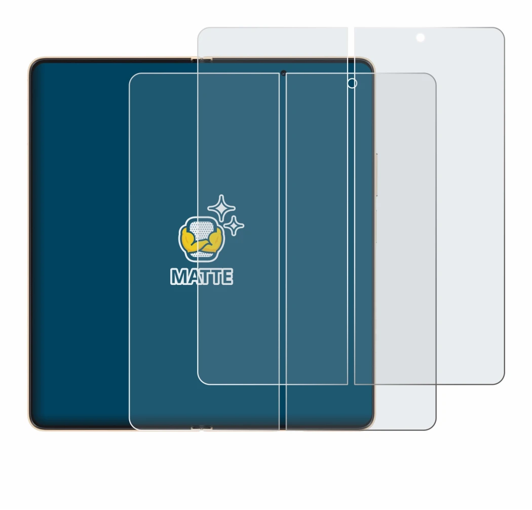 Imagen del dispositivo Honor Magic V6 (Pantalla interior) con una amplia variedad de protectores de pantalla.