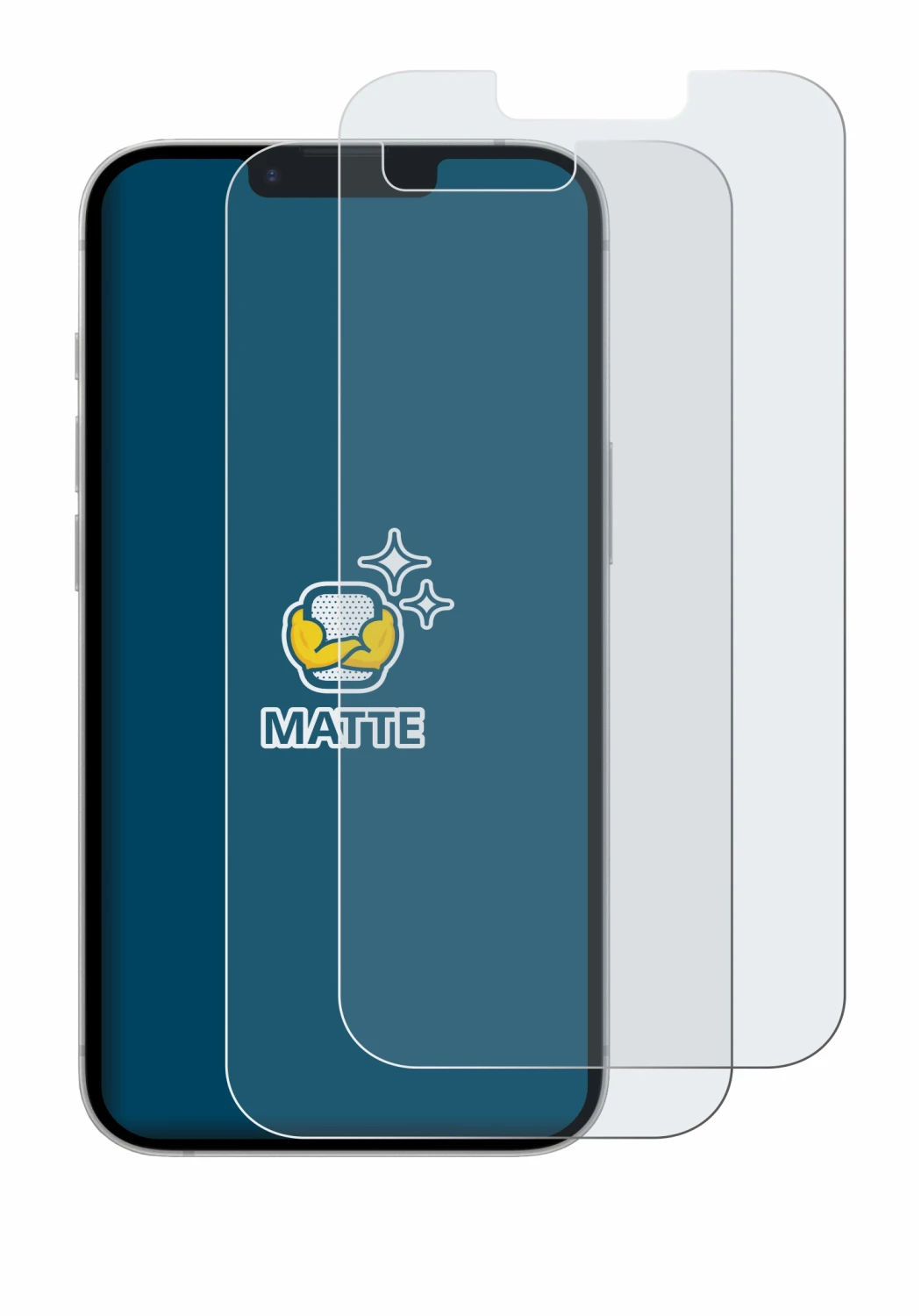 Imagen del dispositivo Apple iPhone 17e con una amplia variedad de protectores de pantalla.