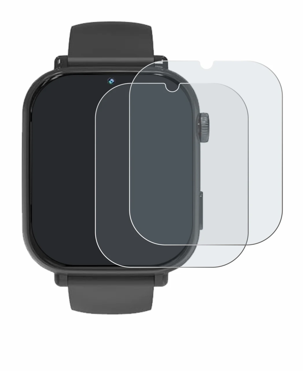 Imagen del dispositivo Pthtechus A22 con una amplia variedad de protectores de pantalla.