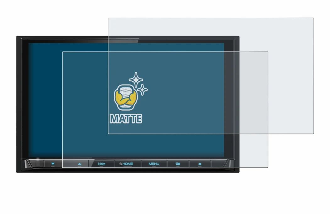 Imagen del dispositivo Kenwood DNX9190DABS con una amplia variedad de protectores de pantalla.
