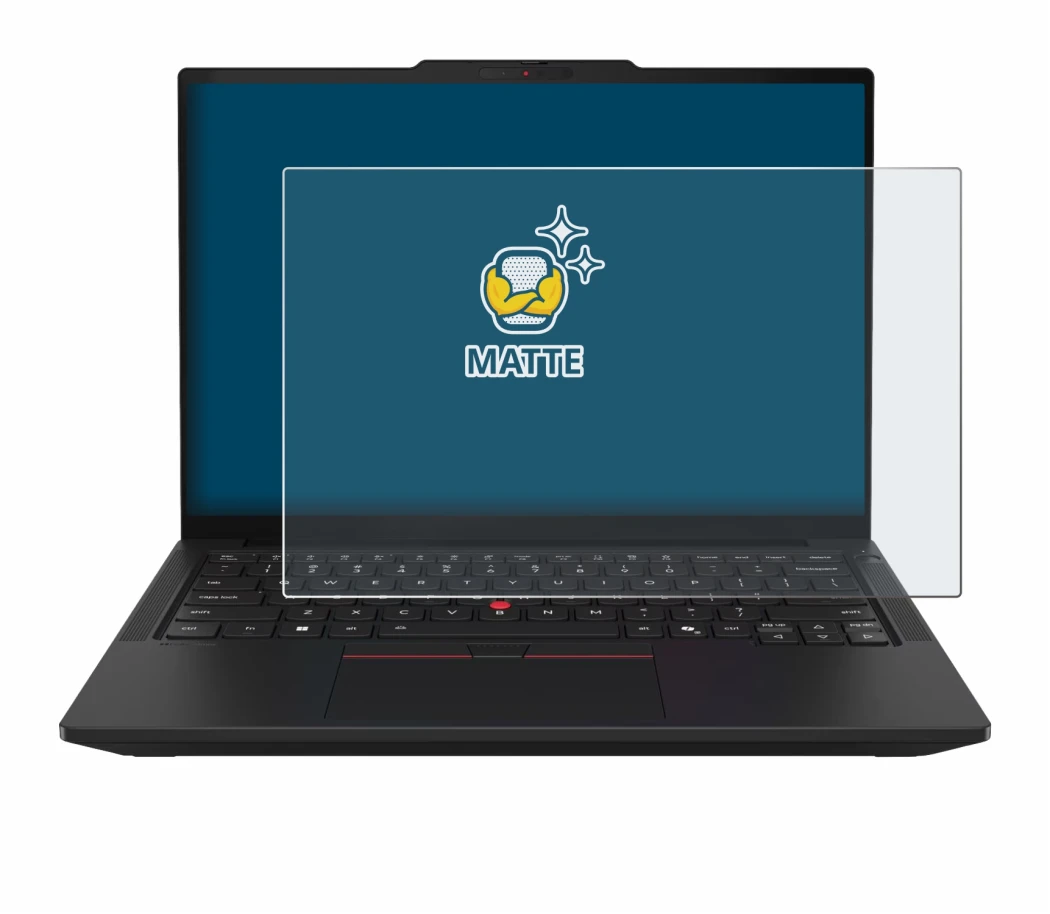 Imagen del dispositivo Lenovo ThinkPad T14 Gen 7 con una amplia variedad de protectores de pantalla.
