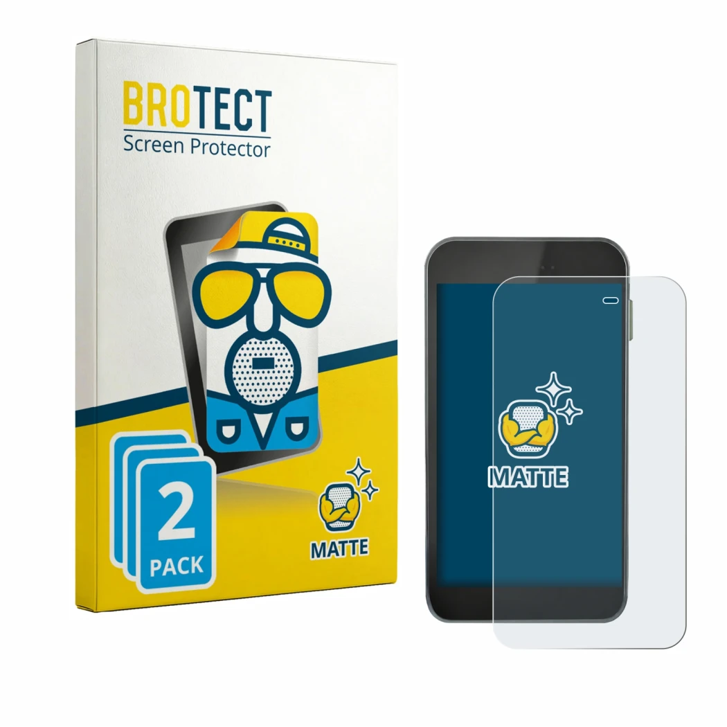 Parte frontal de un envase de producto con el logotipo de la marca BROTECT. Al lado se muestra el dispositivo Equil S Patch 30