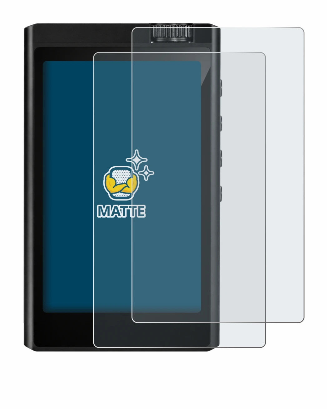 Imagen del dispositivo Surfans F35 con una amplia variedad de protectores de pantalla.