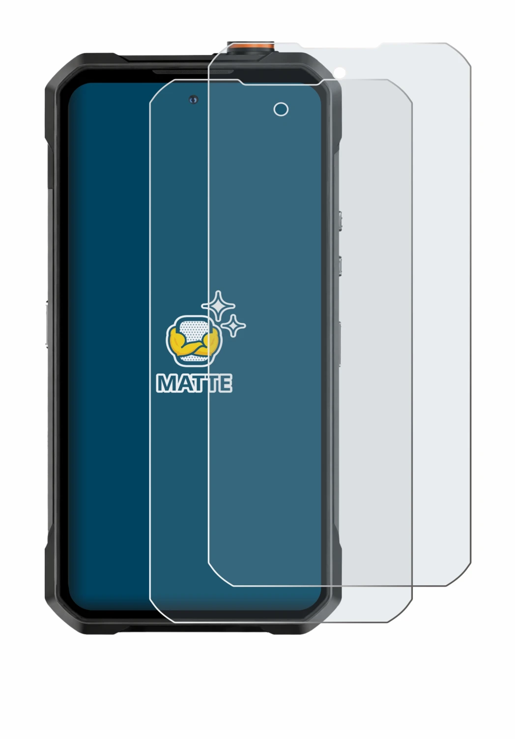 Imagen del dispositivo Oukitel WP61 Plus con una amplia variedad de protectores de pantalla.