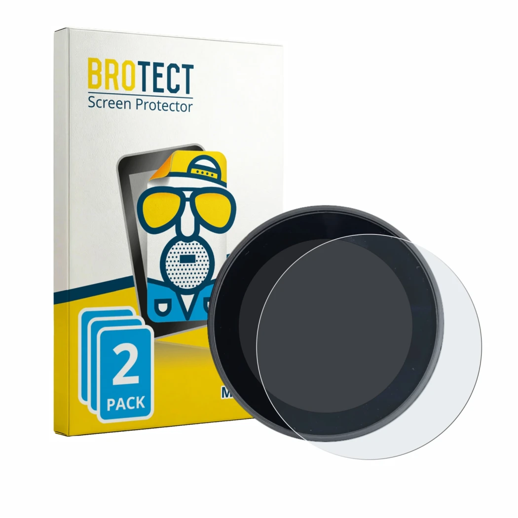 Parte frontal de un envase de producto con el logotipo de la marca BROTECT. Al lado se muestra el dispositivo Meraki Gen 2 Esp