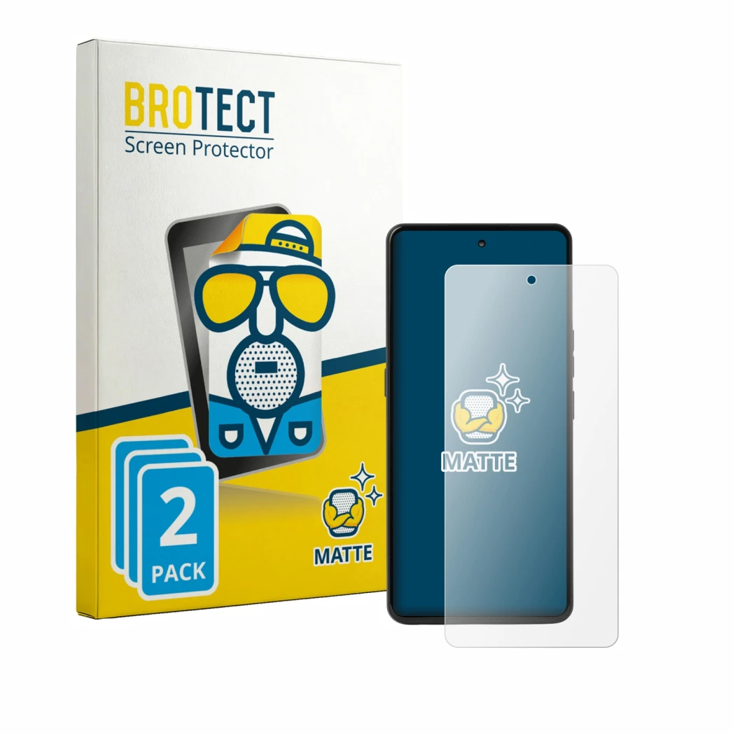 Parte frontal de un envase de producto con el logotipo de la marca BROTECT. Al lado se muestra el dispositivo Punkt MC03 con s