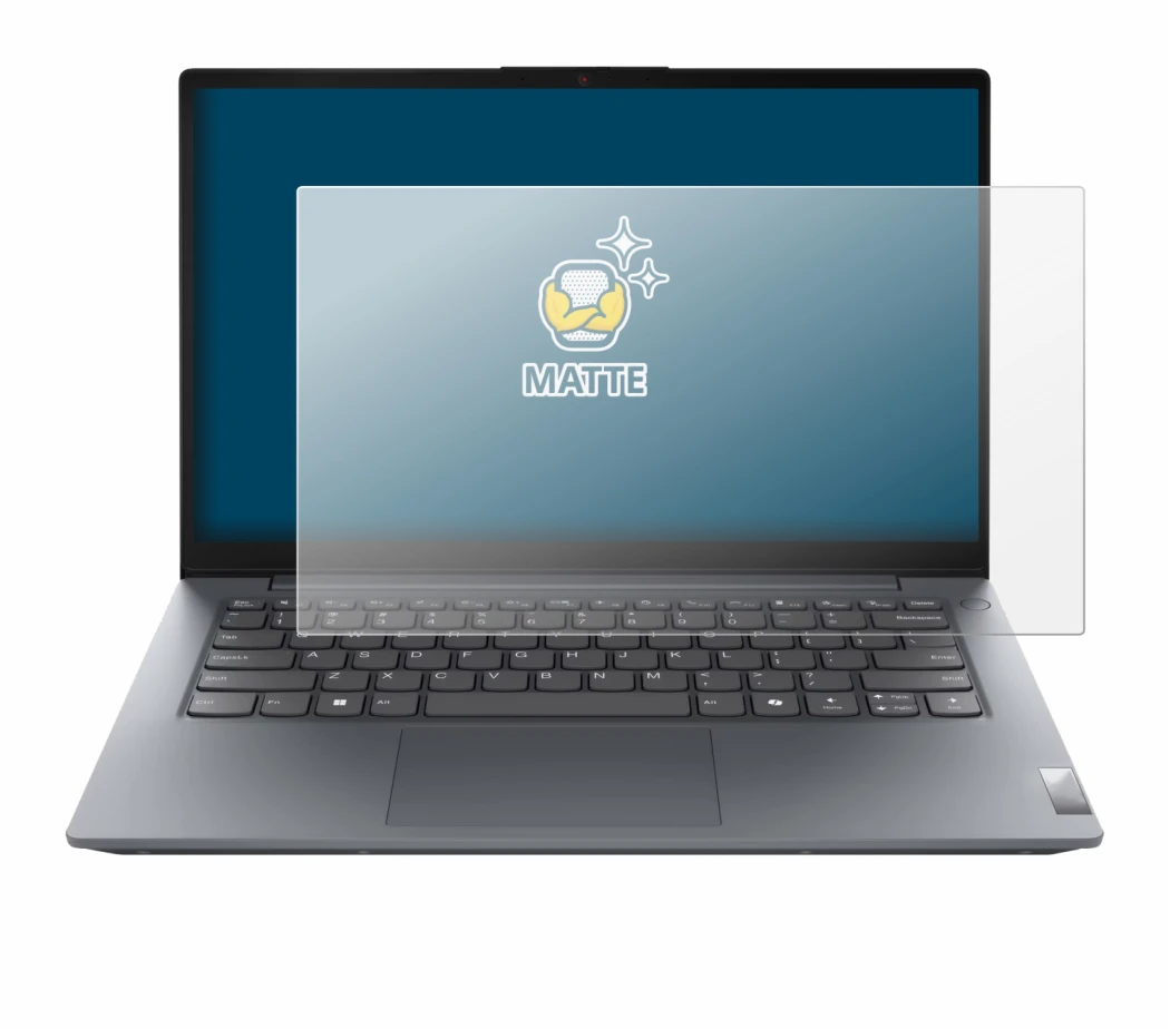 Imagen del dispositivo Lenovo V14 Gen 6 con una amplia variedad de protectores de pantalla.
