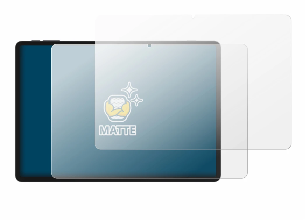 Imagen del dispositivo TCL Tab A1 Plus NXTPAPER con una amplia variedad de protectores de pantalla.