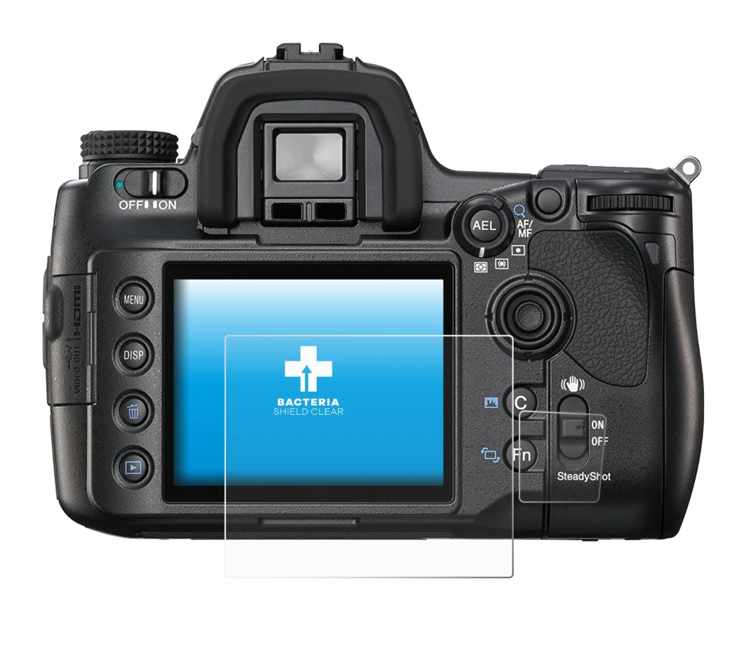 Imagen del dispositivo Sony Alpha 900 (DSLR-A900) con una amplia variedad de protectores de pantalla.