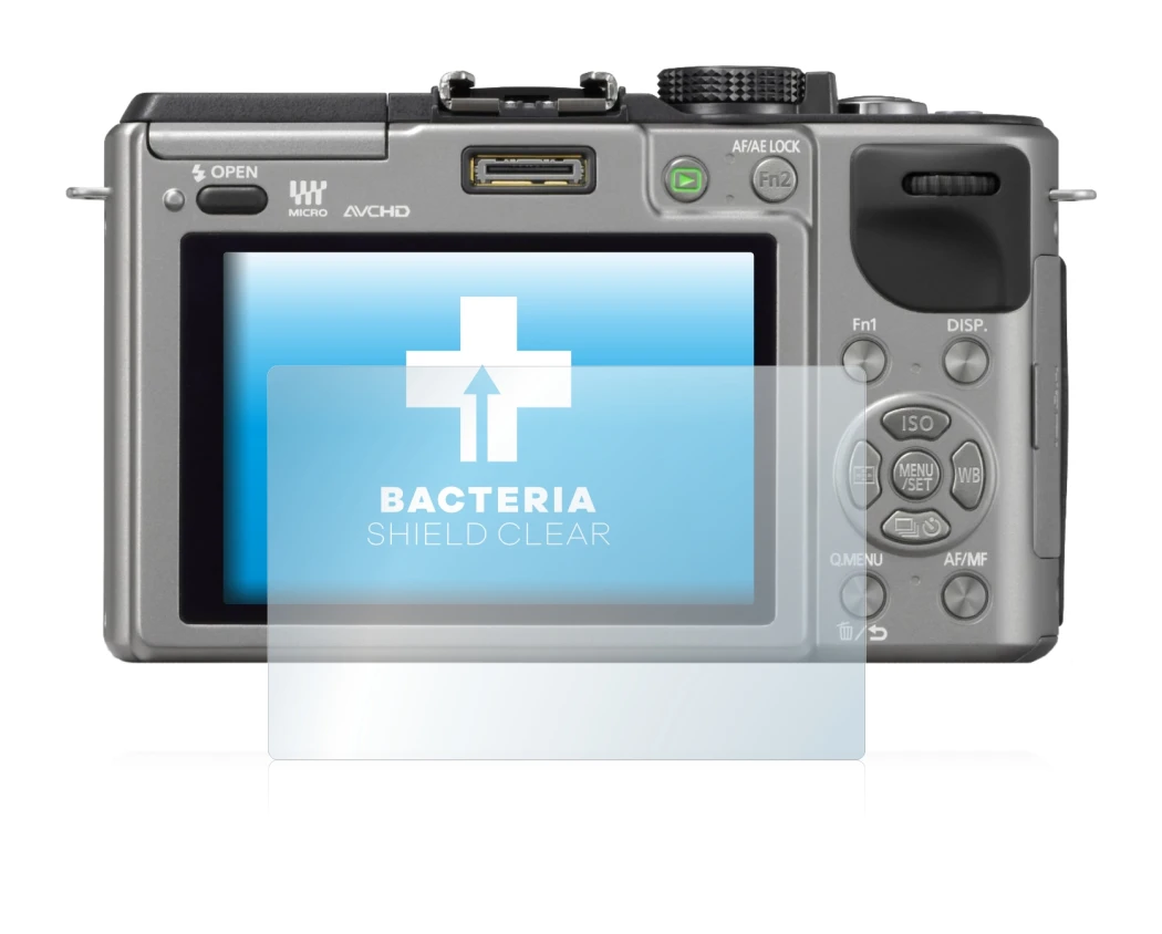 Imagen del dispositivo Panasonic Lumix DMC-GX1 con una amplia variedad de protectores de pantalla.