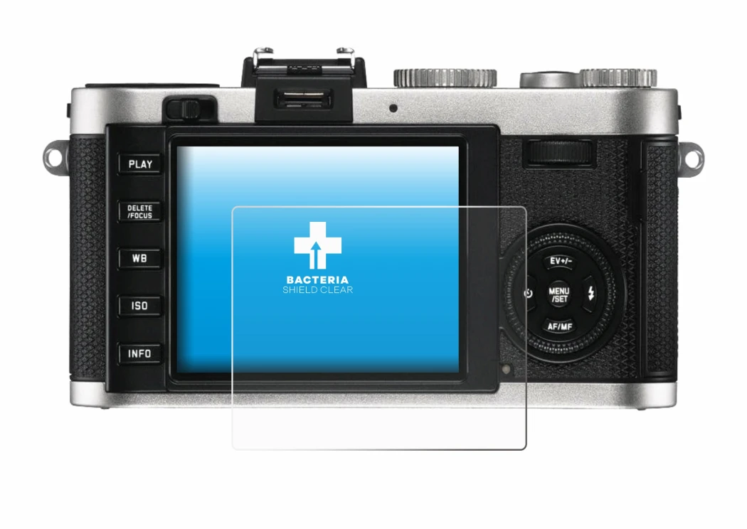 Imagen del dispositivo Leica X2 con una amplia variedad de protectores de pantalla.
