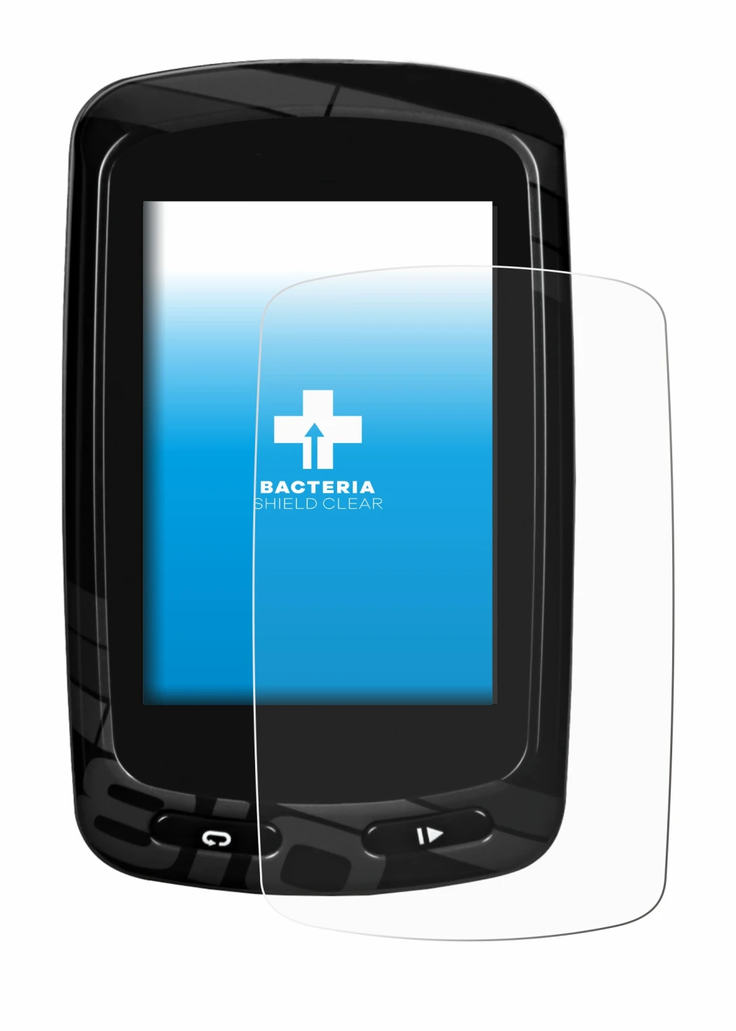 Imagen del dispositivo Garmin Edge 810 con una amplia variedad de protectores de pantalla.