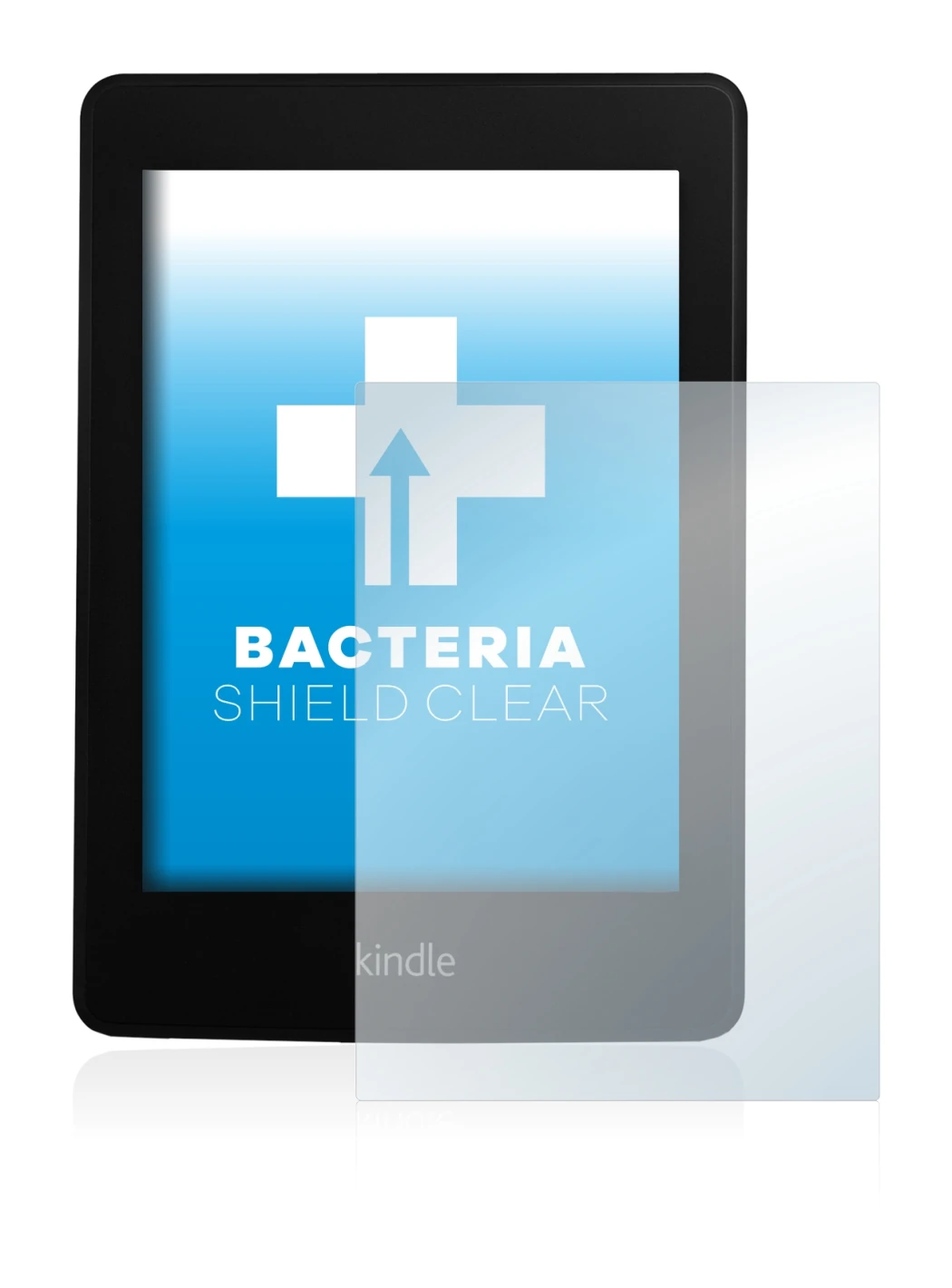 Imagen del dispositivo Amazon Kindle Paperwhite 2013 con una amplia variedad de protectores de pantalla.