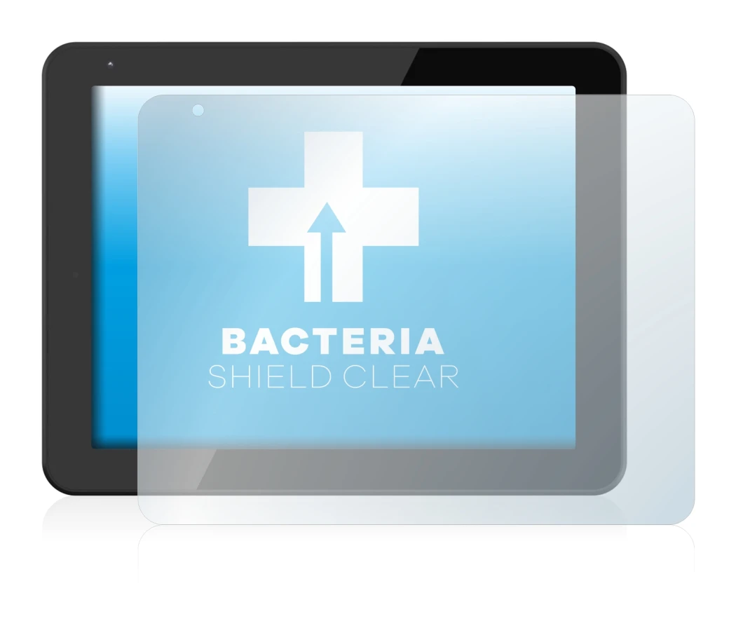 Imagen del dispositivo BQ Curie 2 con una amplia variedad de protectores de pantalla.