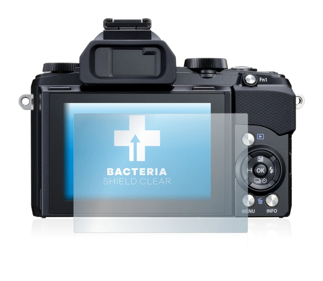 Imagen del dispositivo Olympus Stylus 1 con una amplia variedad de protectores de pantalla.