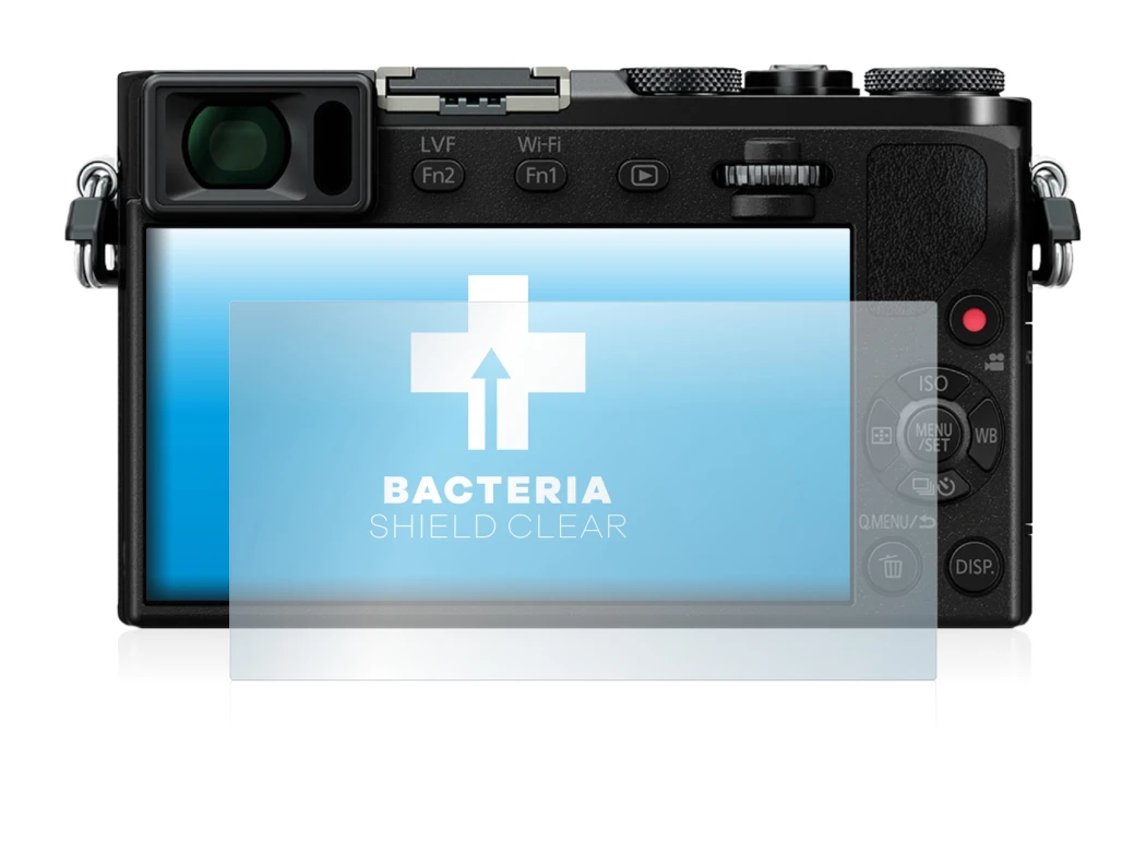Imagen del dispositivo Panasonic Lumix DMC-GM5 con una amplia variedad de protectores de pantalla.