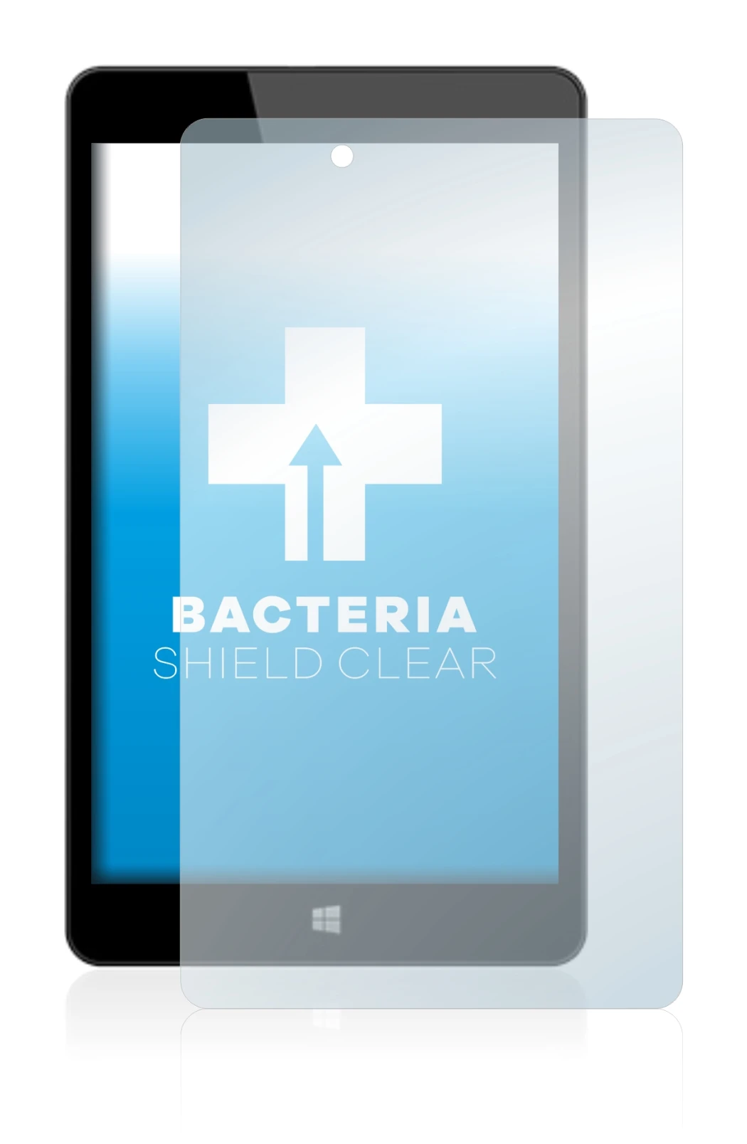 Imagen del dispositivo Linx 8 con una amplia variedad de protectores de pantalla.