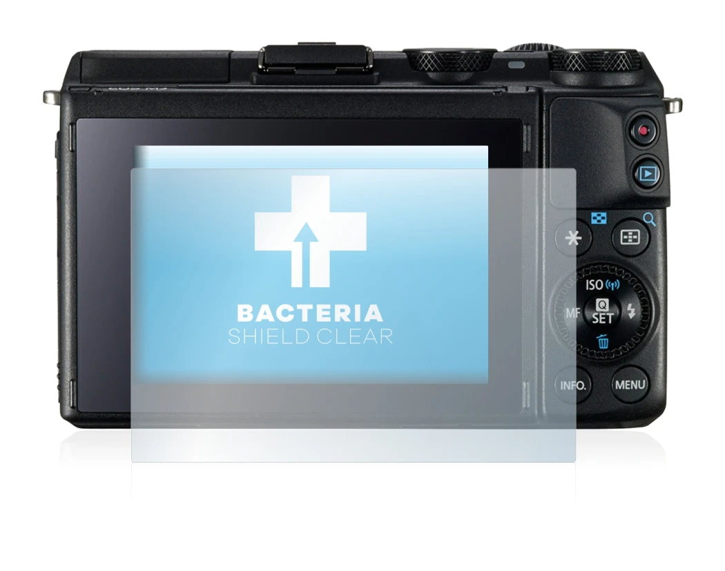 Imagen del dispositivo Canon EOS M3 con una amplia variedad de protectores de pantalla.