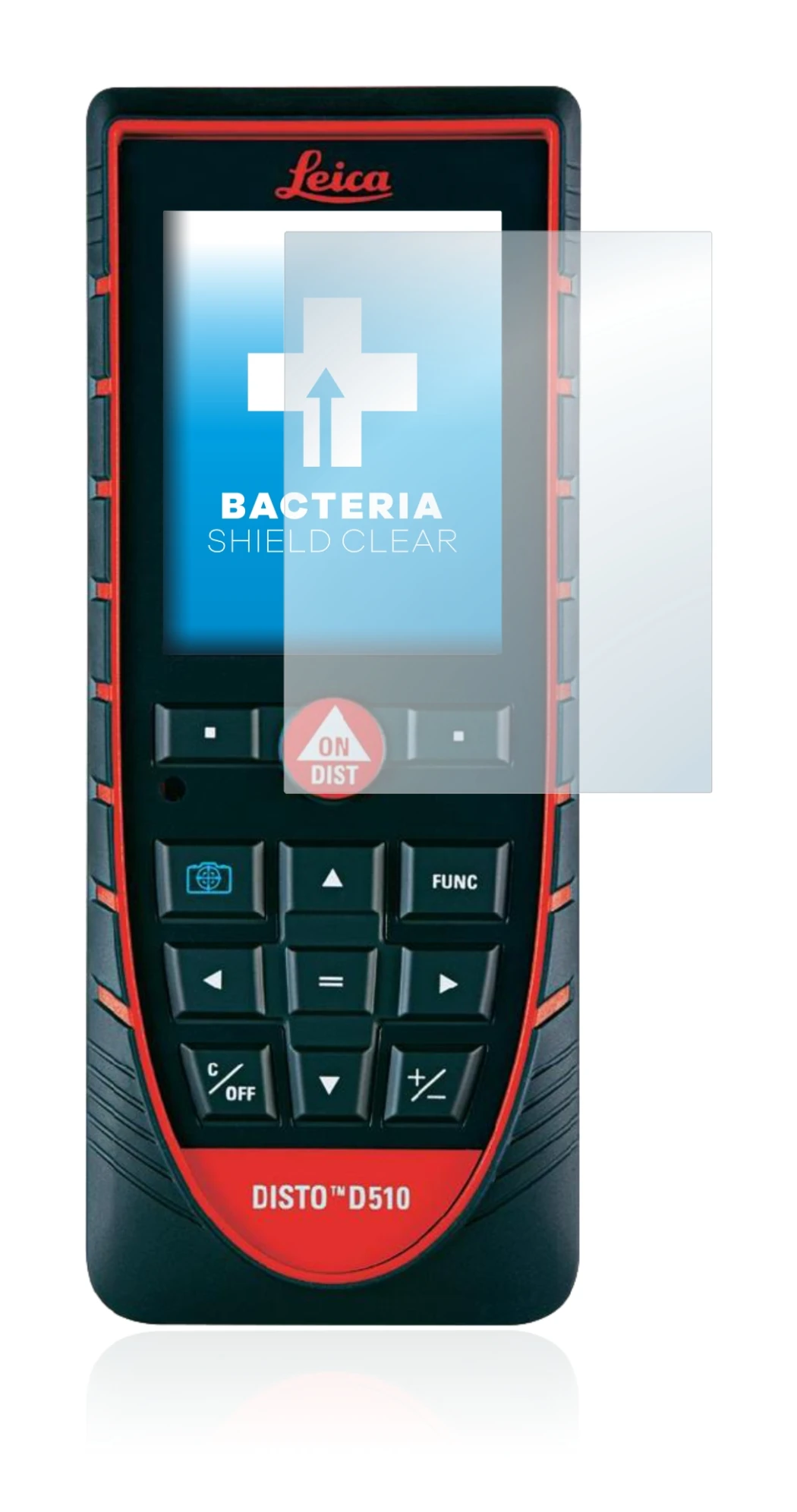 Imagen del dispositivo Leica DISTO D510 con una amplia variedad de protectores de pantalla.