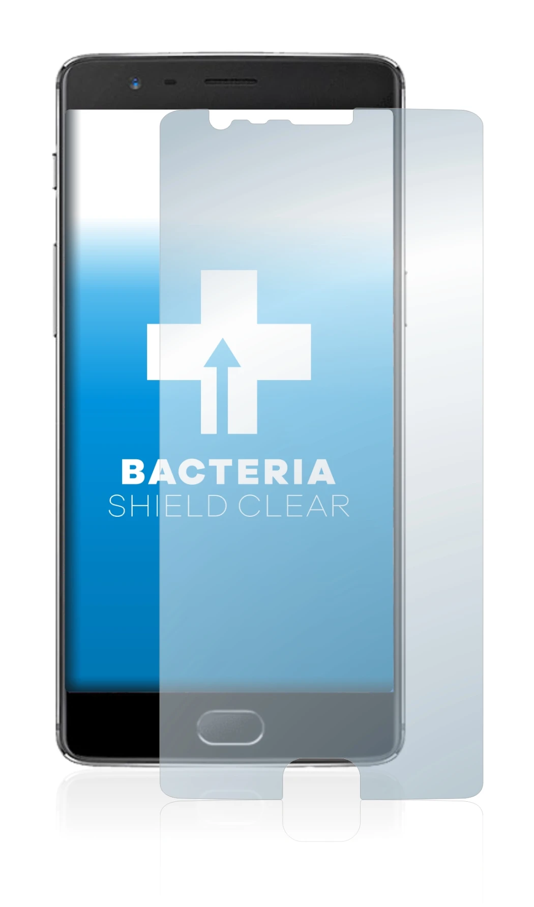 Imagen del dispositivo OnePlus 3 con una amplia variedad de protectores de pantalla.