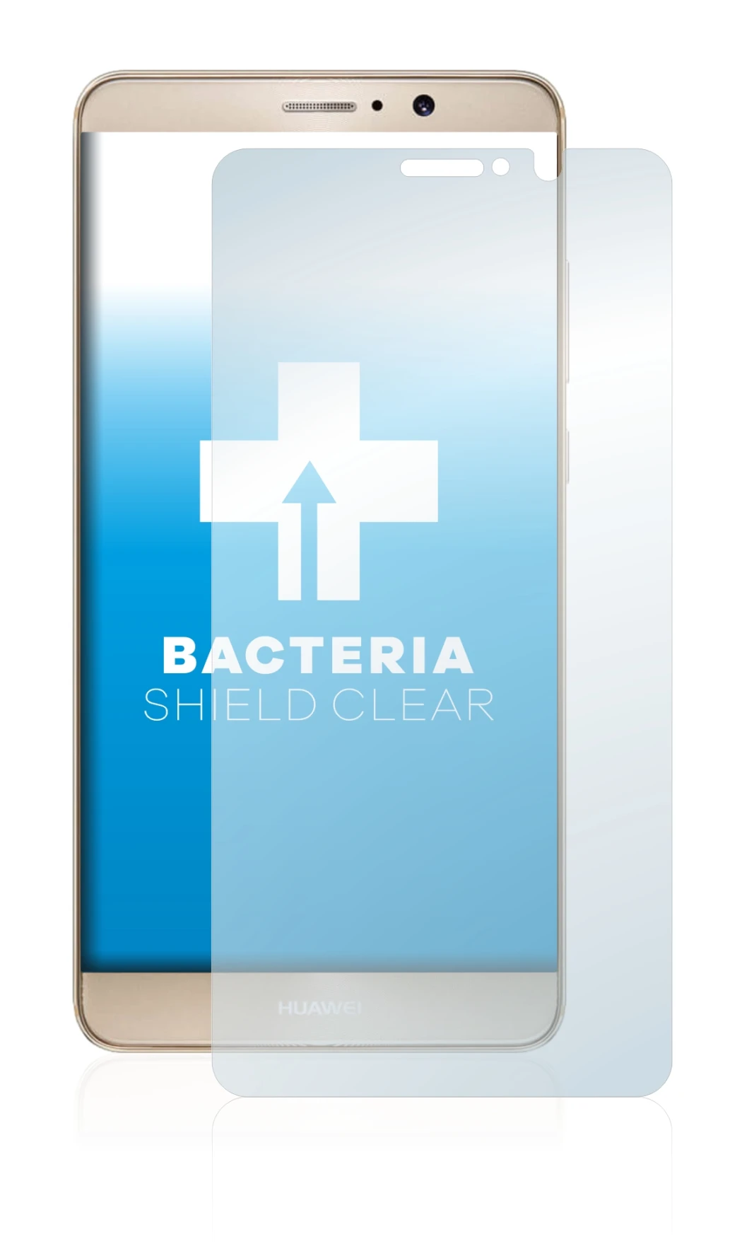 Imagen del dispositivo Huawei Mate 9 con una amplia variedad de protectores de pantalla.