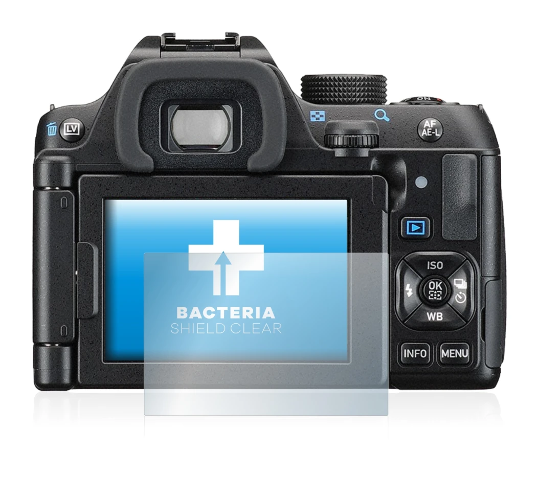 Imagen del dispositivo Pentax K-70 con una amplia variedad de protectores de pantalla.