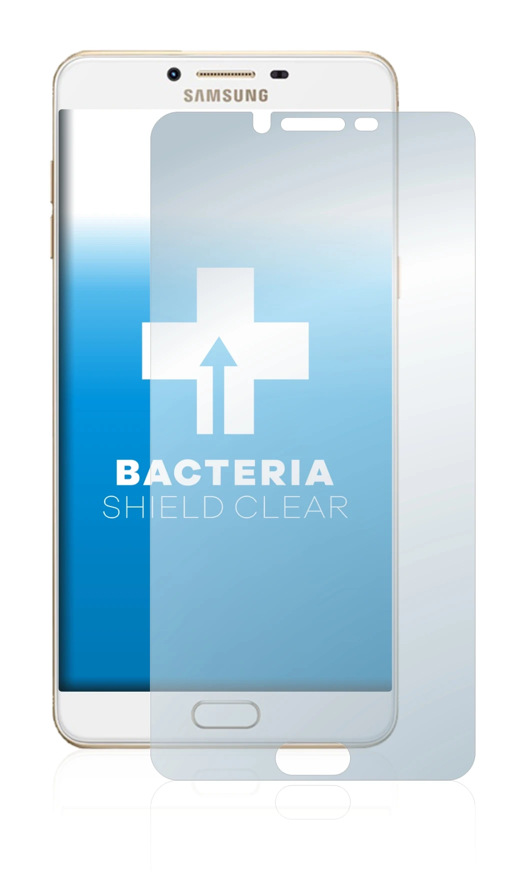 Imagen del dispositivo Samsung Galaxy C9 Pro con una amplia variedad de protectores de pantalla.