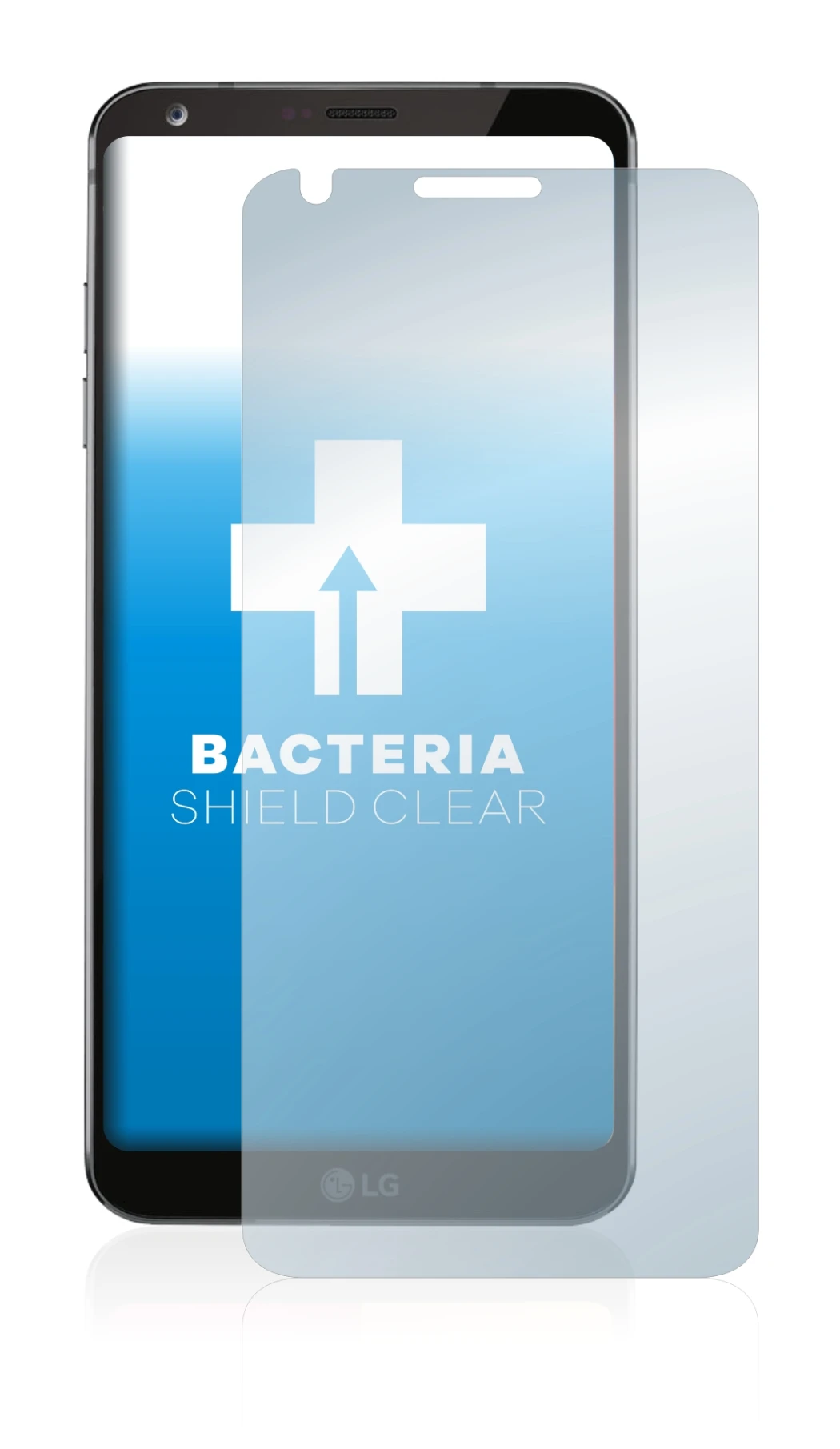 Imagen del dispositivo LG G6 con una amplia variedad de protectores de pantalla.