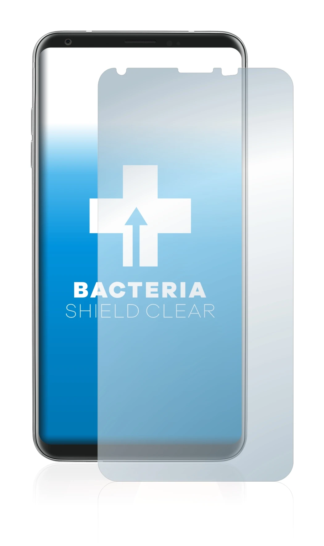 Imagen del dispositivo LG V30 con una amplia variedad de protectores de pantalla.