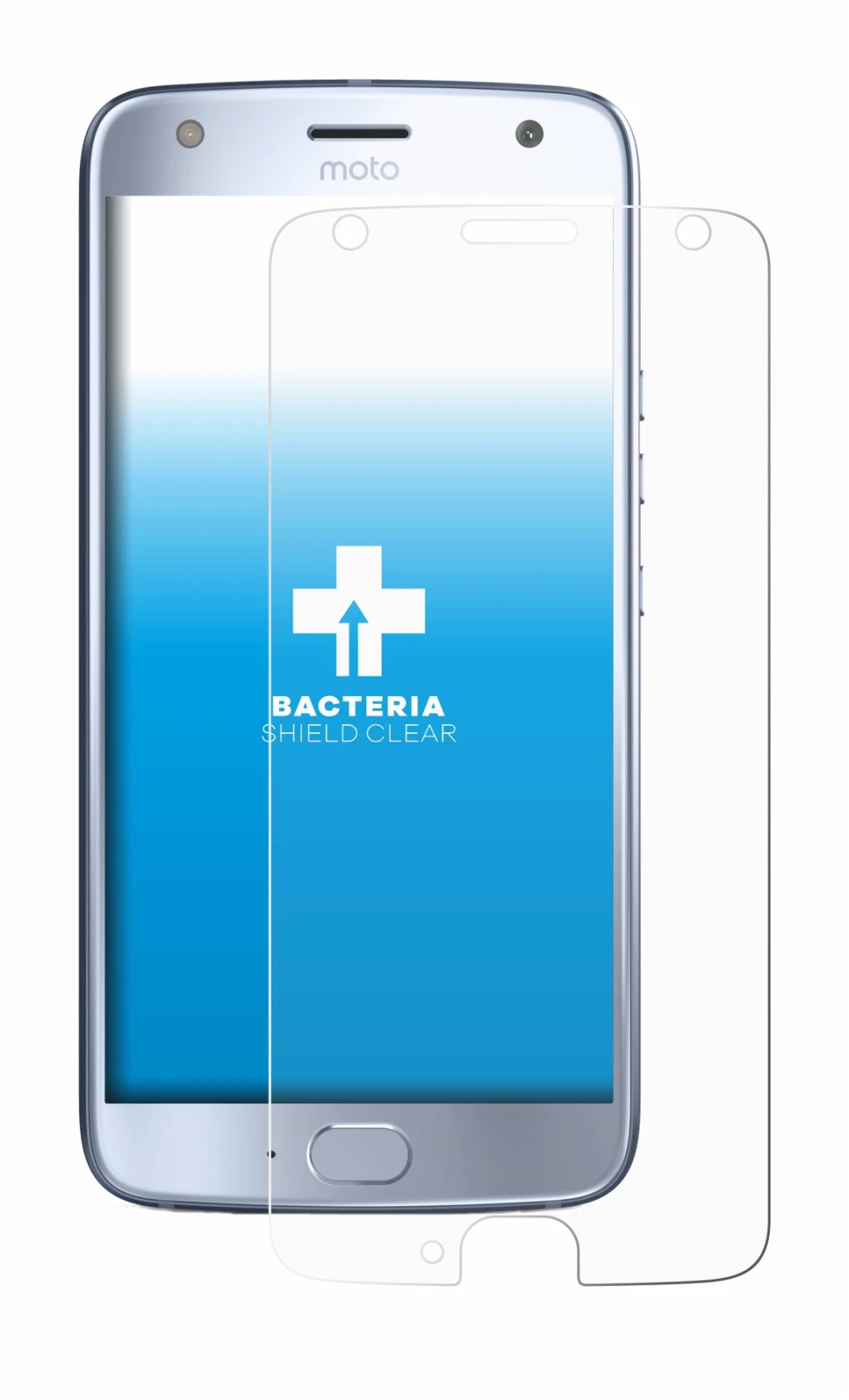 Imagen del dispositivo Motorola Moto X4 con una amplia variedad de protectores de pantalla.