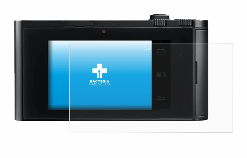 Imagen del dispositivo Leica TL2 con una amplia variedad de protectores de pantalla.